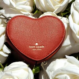 Kate Spade NWOT! Red Heart Key & Card Holder